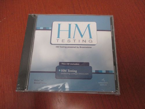 HM TESTING POWERED BY BROWNSTONE CD (BRAND NEW)