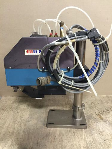 Branson/amtech ultrasonic sealer/crimper system for kalix tube filler for sale