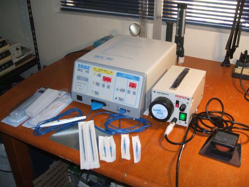 Erbe mcc100 electrosurgical unit w/ irrigation pump-nice,clean,excellent cond&#039;n. for sale