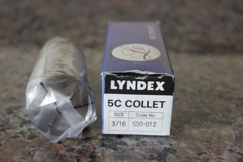 BRAND NEW - LYNDEX 5C Collet - Size 3/16&#034;, 500-012