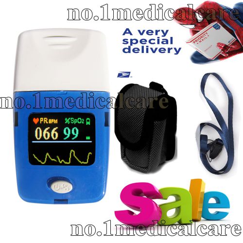 US Stock,CE OLED Fingertip Pulse Oximeter, SpO2 PR Heart Rate Monitor, promotion