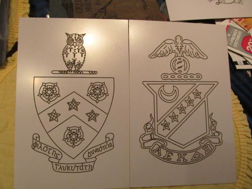 Engraving Templates College Fraternity Phi Gamma Delta &amp; Kappa Sigma Crests