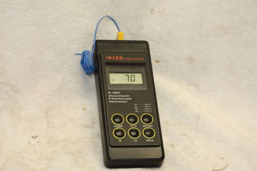 Hanna Instruments HI 9063 K-Type Thermocouple Thermometer