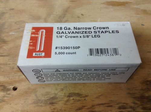 18g narrow crown staples