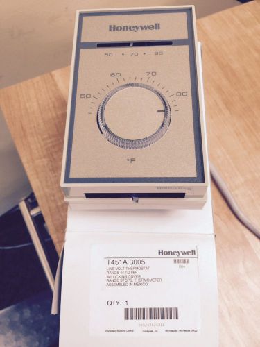 Honeywell t451a 3005 line voltage thermostat for sale