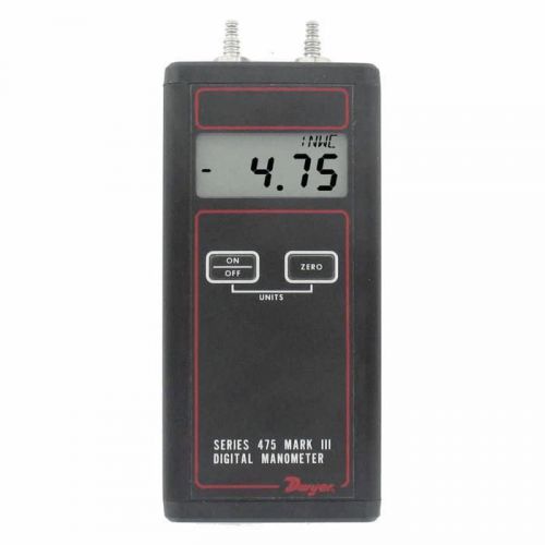 Dwyer instruments 475-6-fm, handheld manometer, 0 to 30.00 psi for sale
