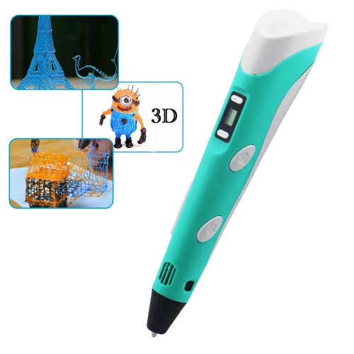 New 3D Printing Pen With LCD Display For 3D Drawing Crafts Printing