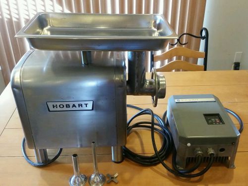 HOBART MEAT GRINDER MODEL 4812 with 3 phase AB inverter