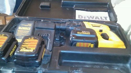 DeWalt DW004 24 volt 7/8&#034;SDS rotary hammer steel drilling 1/2&#034;