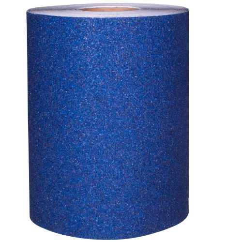 10&#034; x 60&#039; blue roll safety non skid tape anti slip tape sticker grip safe grit for sale