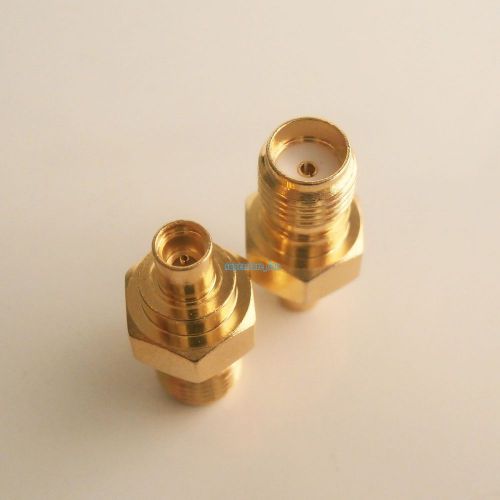 1Pcs SMA female jack to MMCX female jack RF coaxial adapter connector