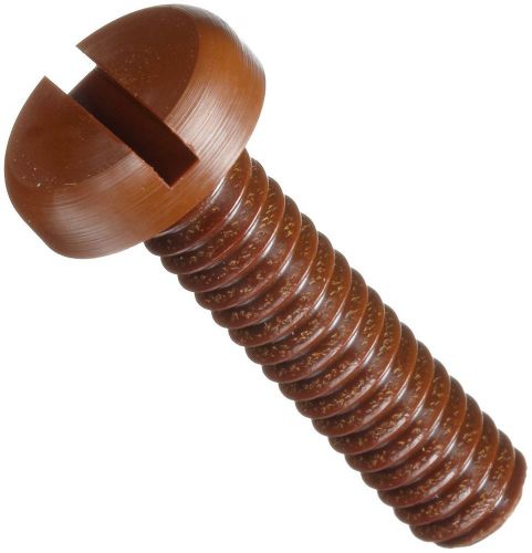 Small parts vespel slotted pan head machine screw - 5/8&#034; length - # 10-32 thread for sale