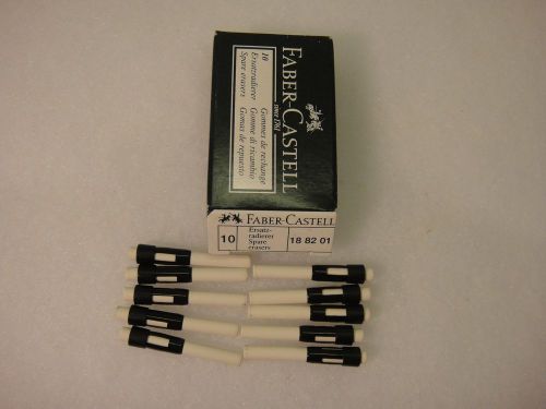 Faber Castell Basic Mechanical Pencil Refill 10 Pack Box of 10 Erasers 188201