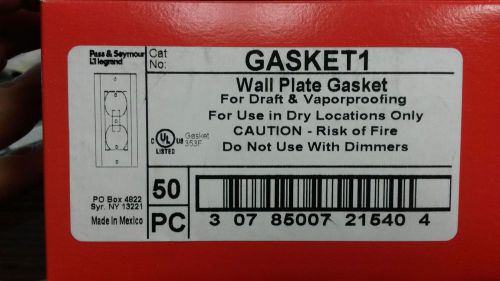 Legrand Pass &amp; Seymour Gasket1 Wall Plate Insulation Gasket  50-Pack New