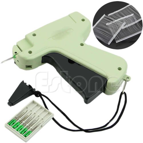 Portable garment clothes price labeling tagging tag gun + 1000 barbs + 5 needles for sale