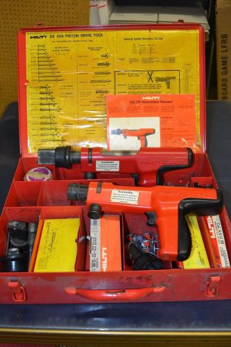 HILTI DX-200 DELUXE KIT POWDER ACTUATED FASTENING SYSTEM W/ CASE QUICK SHIP