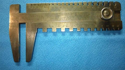 Vintage brown &amp; sharpe caliper and wire gauge no 677 for sale