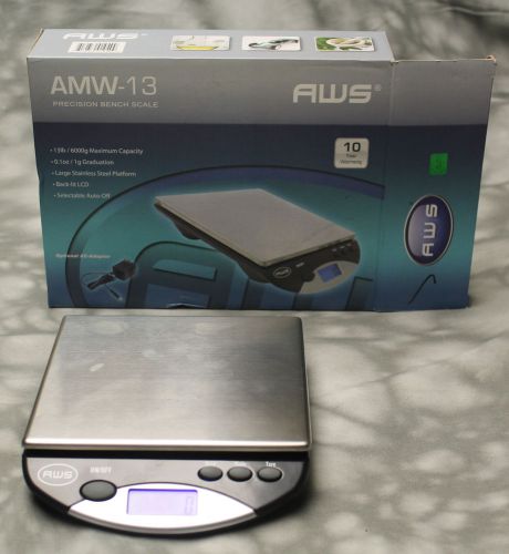 American Weigh AMW-13 Precision Digital Postage  Shipping Kitchen Food Scale