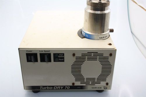 Varian Turbo-Dry 70LP Macro Torr 9698187 Vacuum Pump Station System  TESTED