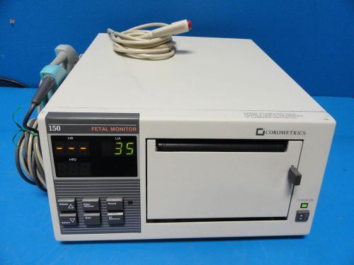 Ge corometrics 150 series fetal monitor w/ us &amp; ua transducer for sale