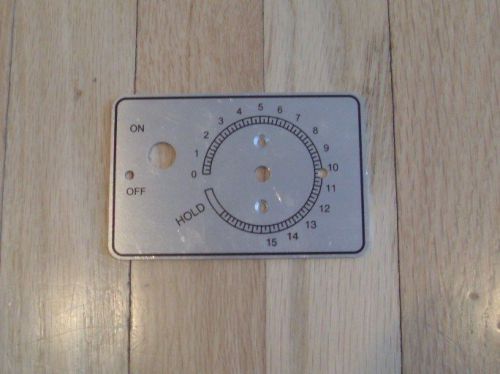 New Mixer On Off Switch &amp; timer plate for Hobart A200 20qt and A120 12qt Mixers