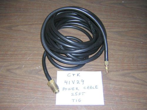 C&amp;k tig power cable 41v29 25 ft for sale