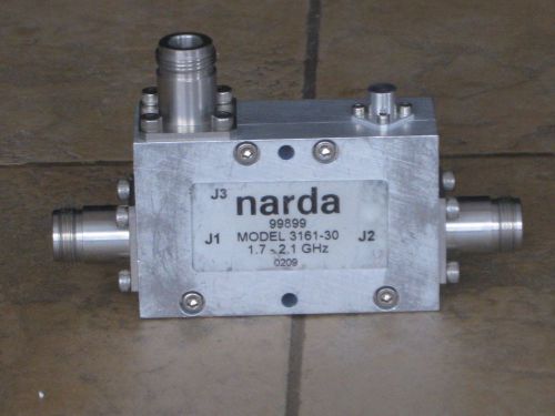 Narda Model 3161-30 1.7-2.1 Ghz Directional Coupler, Used, Warranty