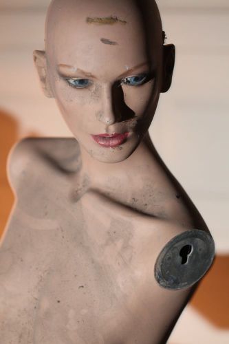 Vtg Hindsgaul Mannequin Woman Torso Thrift Store Resale Store Display Manikin