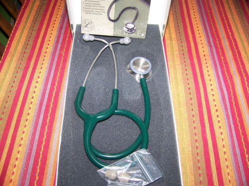 3m littmann classic ii se stethoscope hunter green 2208 ~ ships same day! for sale