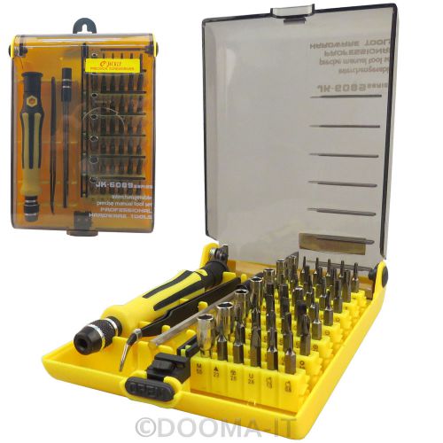 45 in 1 precision torx hex phillips screwdriver set repairing tool tweezer kit for sale