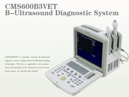 Veterinary portable digital ultrasound scanner cms600b3 diagnostic vet scanner for sale