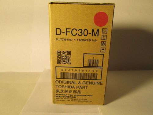1 Genuine Toshiba D-FC30-M DFC30M Magenta developer p/n 6LJ70384100