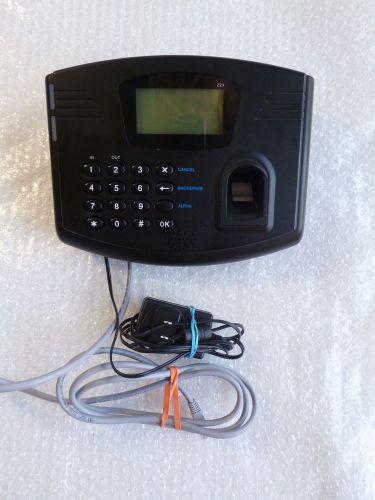 Flexclock z23 digital employee time clock w/ biometric fingerprint recognition for sale