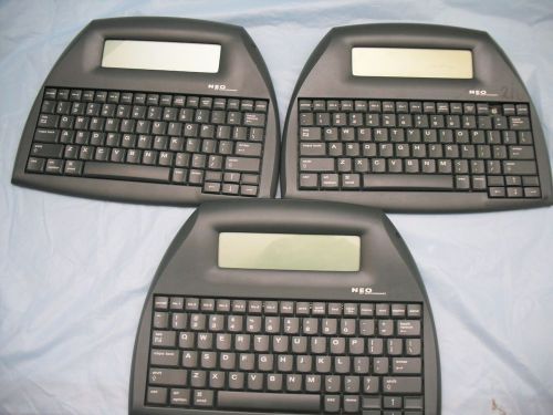 (LOT of 3) AlphaSmart Neo Keyboard Word Processor