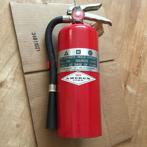 Amerex 9lbs pound halon 1211 fire extinguisher a b c 369 ul marine industrial for sale