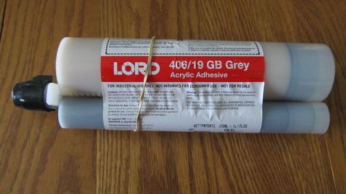 LORD 406/19 GB Gray Acrylic Adhesive ONLY  375ml (12.7 FL.OZ.)