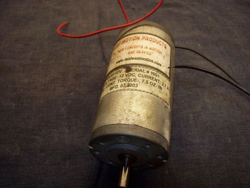 12V DC 2.7A 4500 RPM 7.5 oz/in Double Shaft Motor Only
