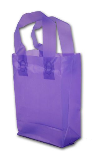 20 Craft Bags Purple Frosty Shopper Bags Size- 5 3/4&#034; x 3 1/4&#034; x 8 3/8&#034; Quality