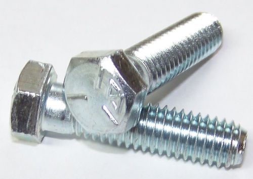 50 qty-nc gr5 hex head bolt 5/16-18x2 zp(5455) for sale