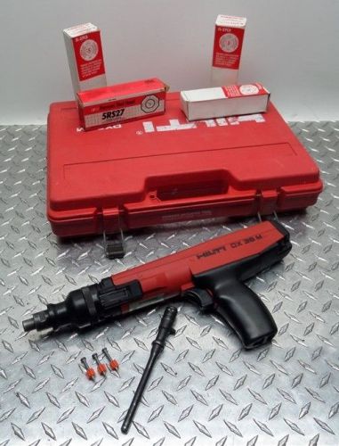 Hilti dx 36m powder actuated nail stud gun tool w/ case for sale