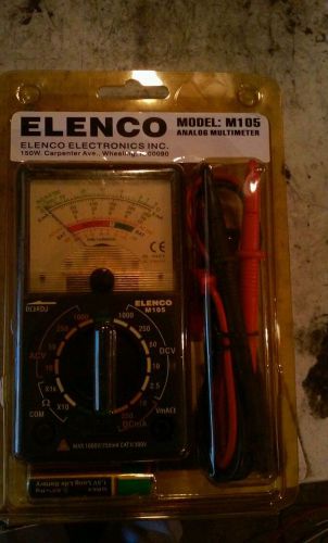 ELENCO M-105 Analog Multimeter NEW!!!