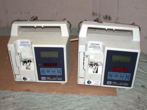2x Abbott Lifecare 5000 Infusion Pump FREE S&amp;H