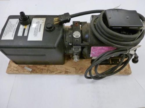 89577 old-stock, eaton t-421u-110 hydraulic power pack, 1hp 115/230vac 1-phase for sale