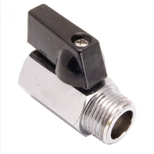 Enduring best 1/4&#034; mini brass ball valve - solid chrome plated npt tbus for sale