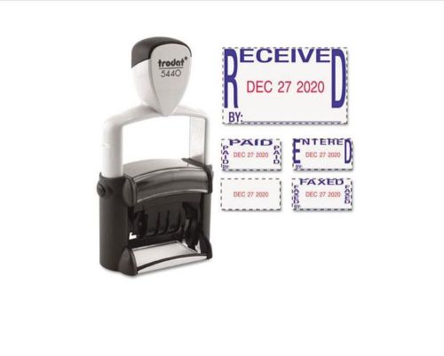 Professional Heavy-Duty 5-In-1 Date &amp; Message Stamp