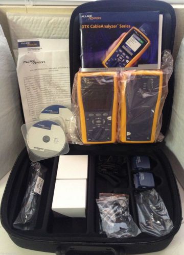 NEW Fluke Networks DTX-1800 Cable Analyzer with Smart Remote