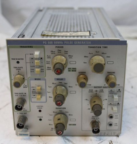 Tektronix PG 508 50 MHz Pulse Generator AS-IS