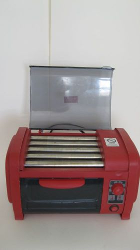 Ningbo electric hotdog grill model l-hd506 red euc! for sale