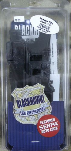 Blackhawk serpa level 3 xiphos light holster black left glock 17 19 22 23 31 32 for sale