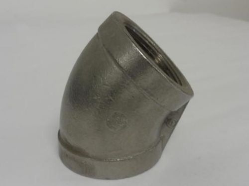 88912 New-No Box, MFG- MDL-Unkn88912 Elbow, 1-1/2&#034;, 45 Degree, 316 Stainless